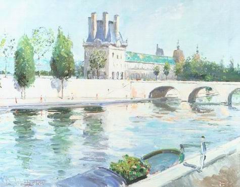 Paris Scene oil painting